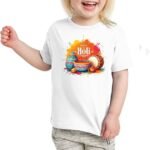 Festive-Holi-Girl-Kids-T-Shirt