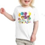 Festive-Holi-Girl-Kids-T-Shirt