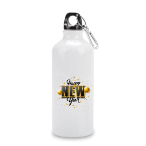 Happy New Year Aluminium Insulated Sports Bottle – Gift for New Year Celebrations