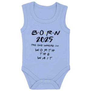 Happy 1st New Year Baby Romper – Sleeveless Cotton Unisex Bodysuit