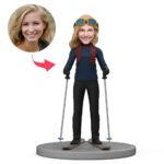 female-skier-bobblehead