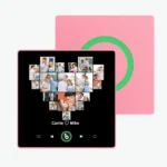 Fridgemagnet Framed Custom Photos Pink