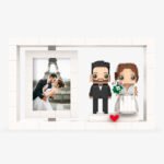 customizable photo frame brick figure