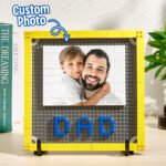 Photo Building Brick Puzzle For Dad