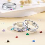 Birthstones Ring Gift For Mom or Grandma