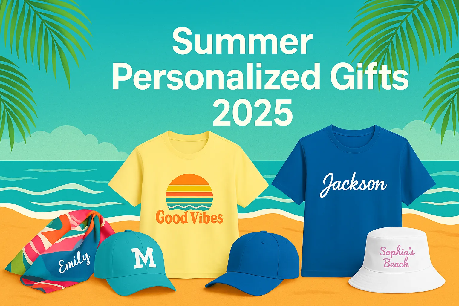 Summer Gift Ideas – Personalized T-Shirts, Caps & Beachwear
