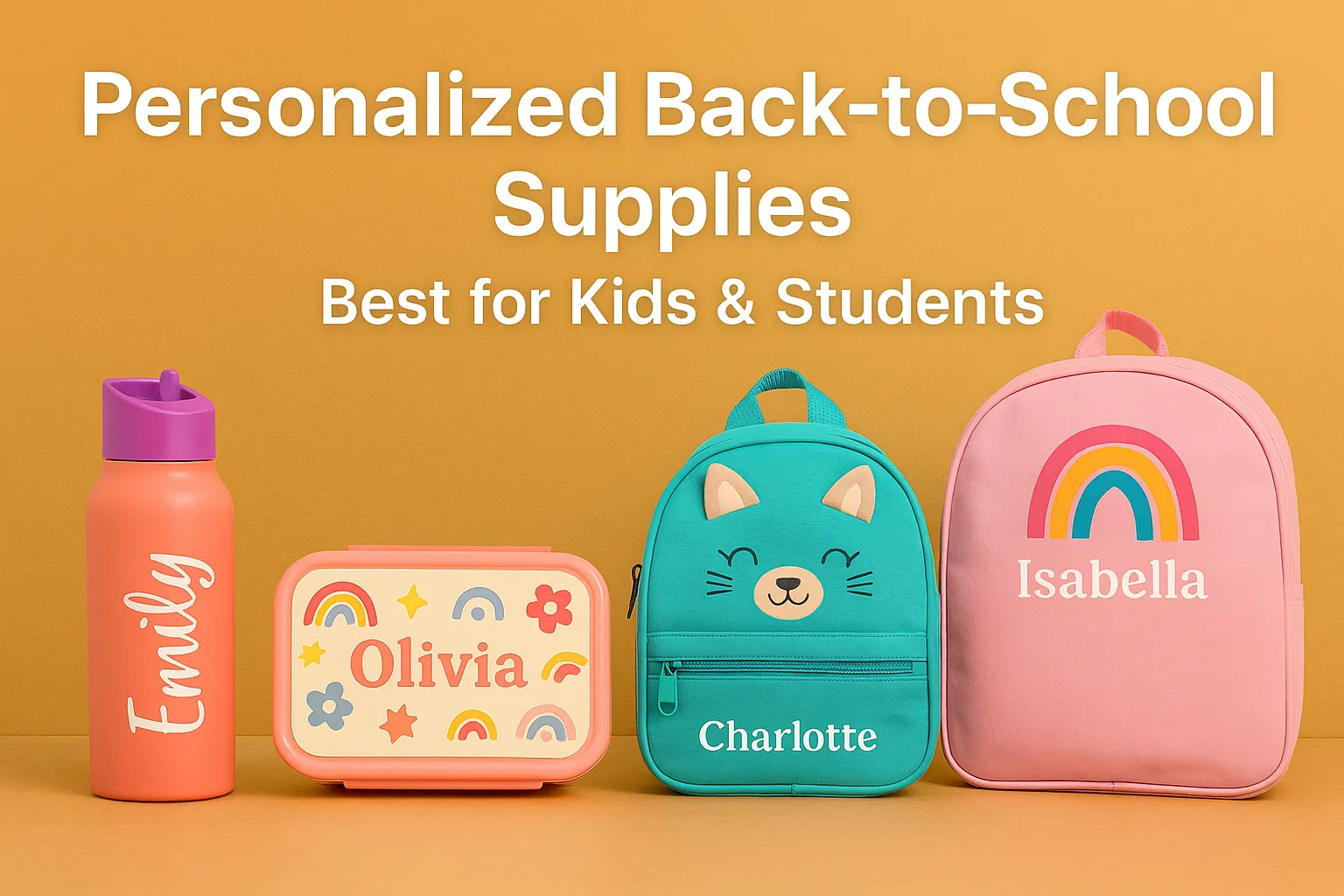 Best Personalized Back-to-School Supplies for Kids & Students