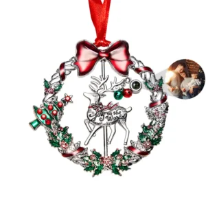 Photo Projection Christmas Ornament