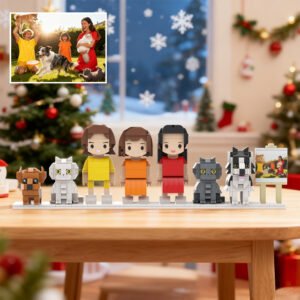 Custom Full-Body Cute Brick Figures