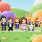 4 People & 1 Cat Brick Figures