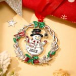 Snowman Projection Christmas Ornament