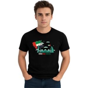 UAE National Day T-Shirt for Men | Comfortable Flag Design Cotton Tee