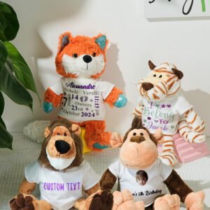 animal-plush-birth-announcement
