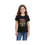 Girls 100 Days of School Cotton T-Shirt