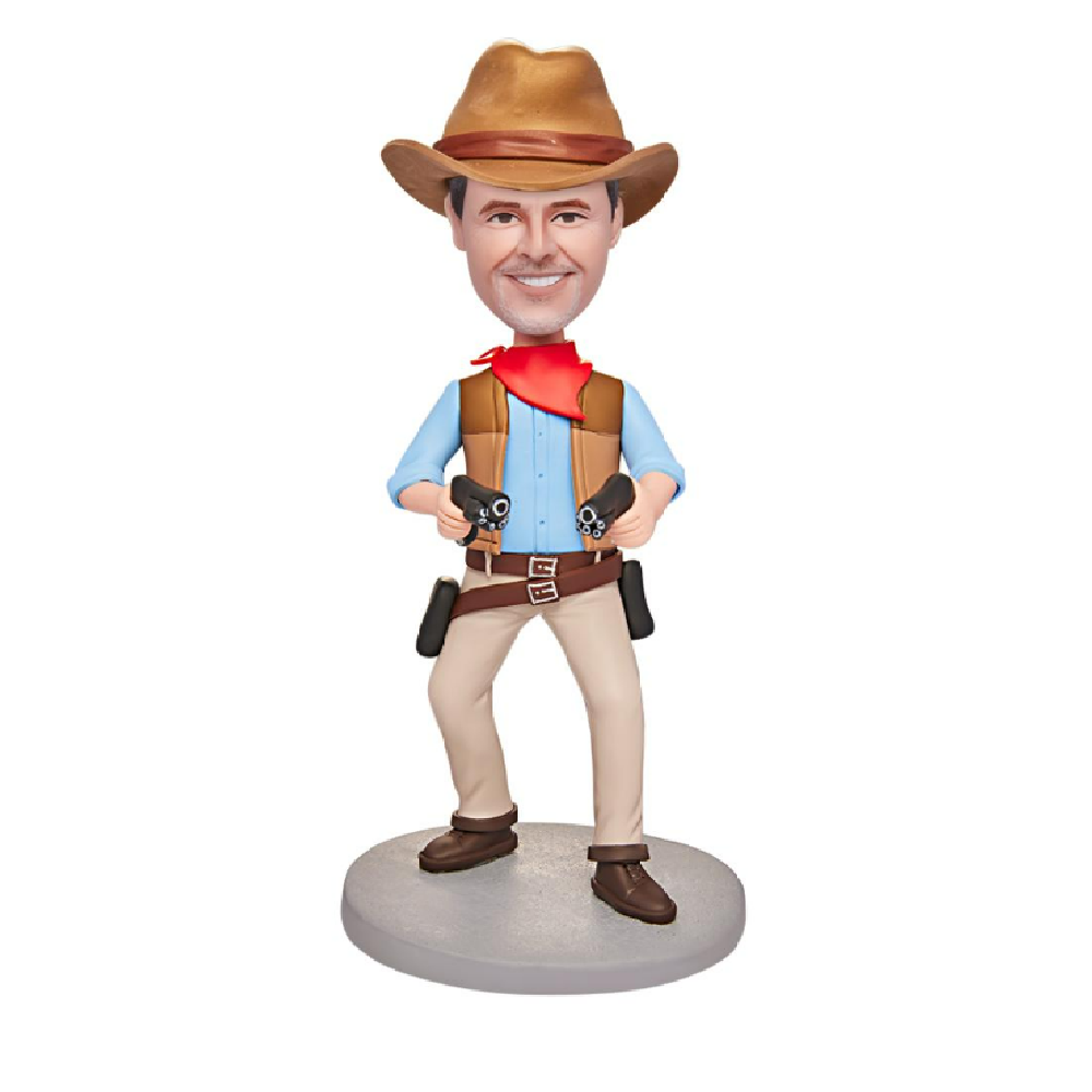 West Cowboy Custom Bobblehead - printshop4me.ae West Cowboy Custom Bobblehead