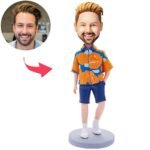Stylish Man Shirt Custom Bobblehead
