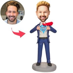 Super Dad Suit Custom Bobblehead