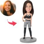 custom fashion woman bobblehead