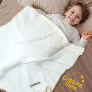 personalized lace blanket