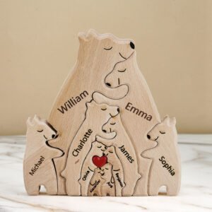 Wooden Bear Family Puzzle