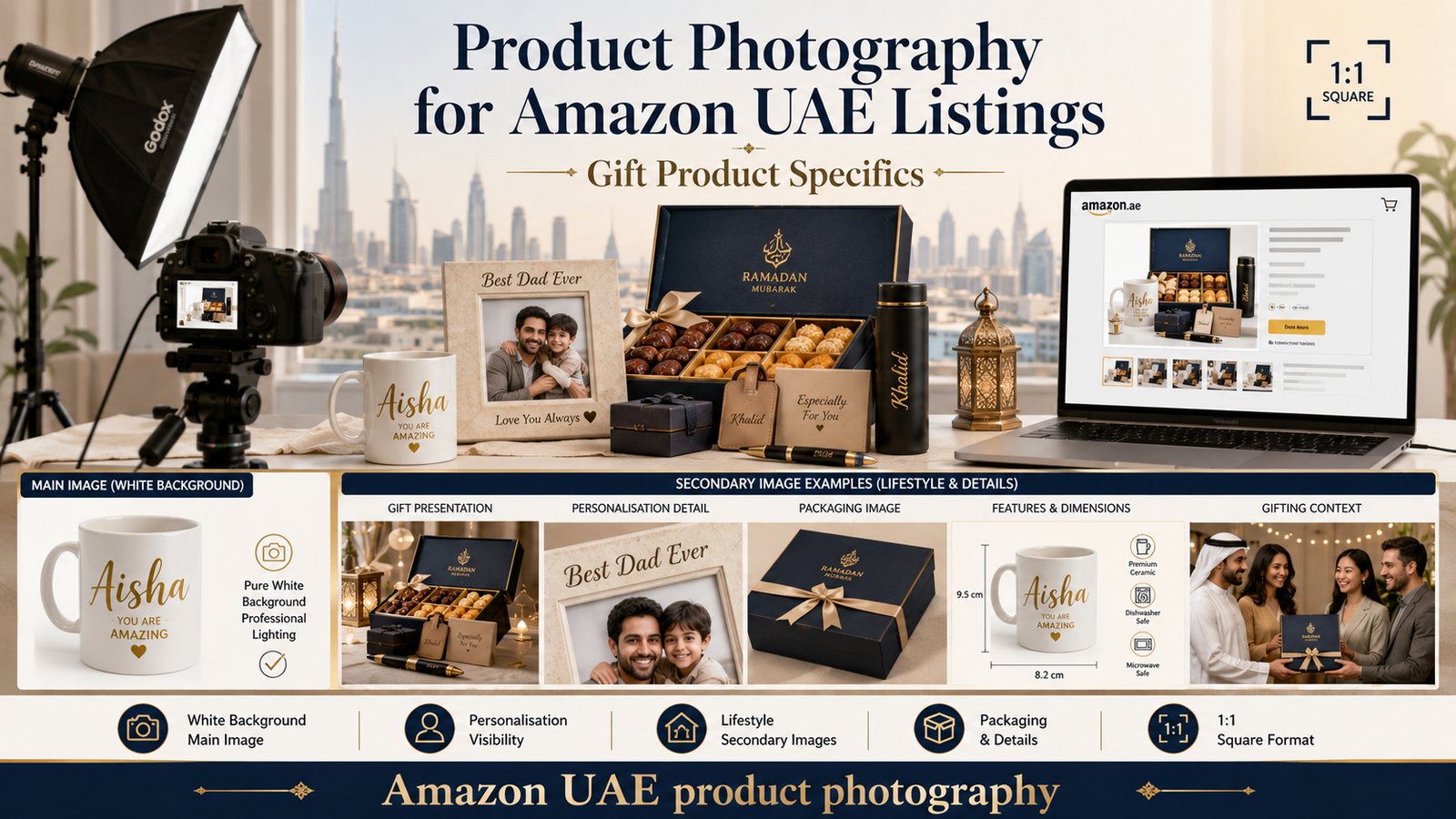 Product Photography for Amazon UAE Listings: Gift Product Specifics