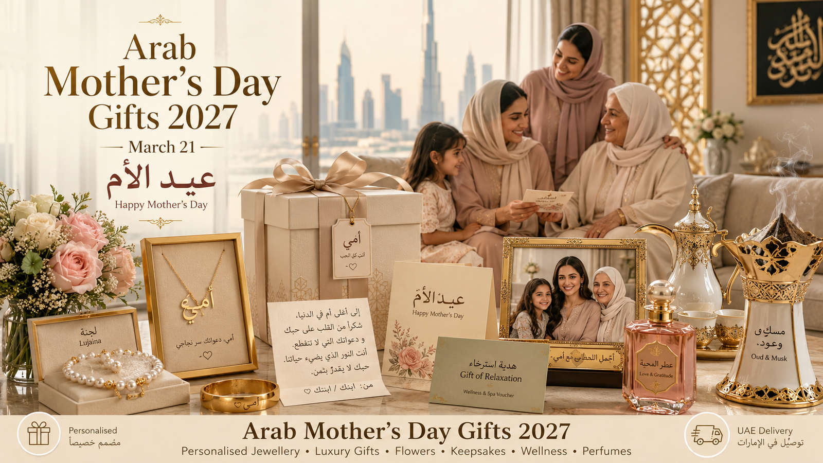 Arab Mother’s Day Gifts 2027 — March 21