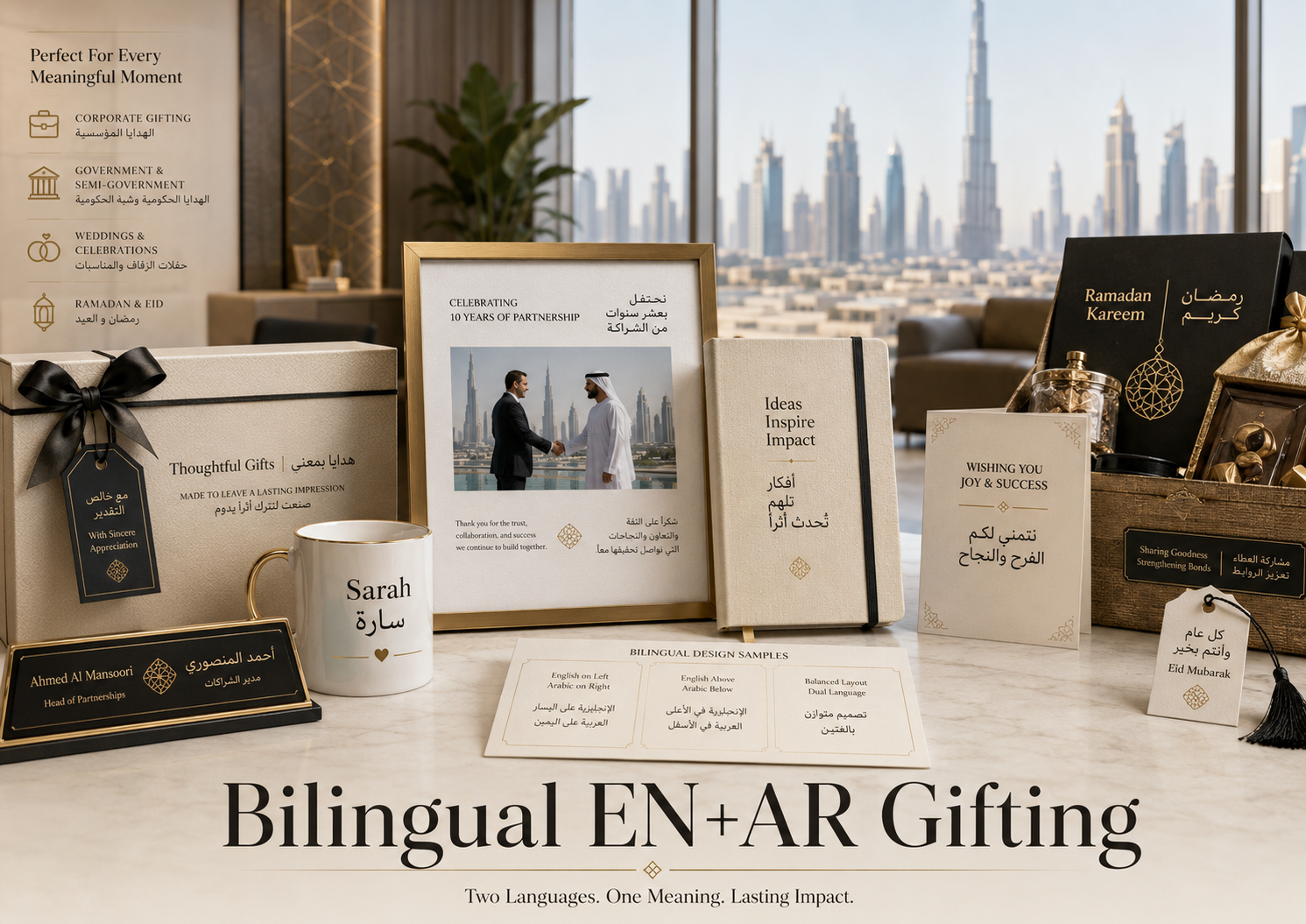 Bilingual EN+AR Gifting: When and Why to Choose Both