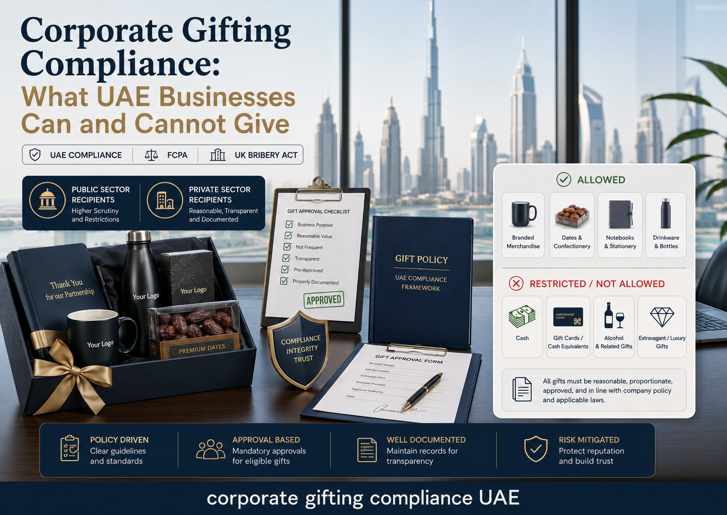Corporate Gifting Compliance: What UAE Businesses Can and Cannot Give
