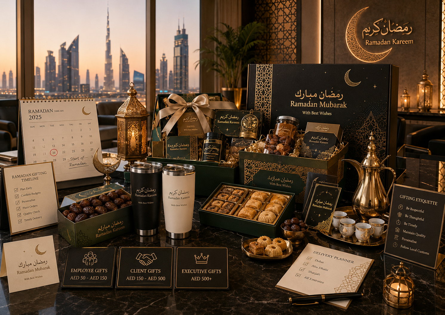 Corporate Ramadan Gifts UAE: Timing, Budget, Etiquette