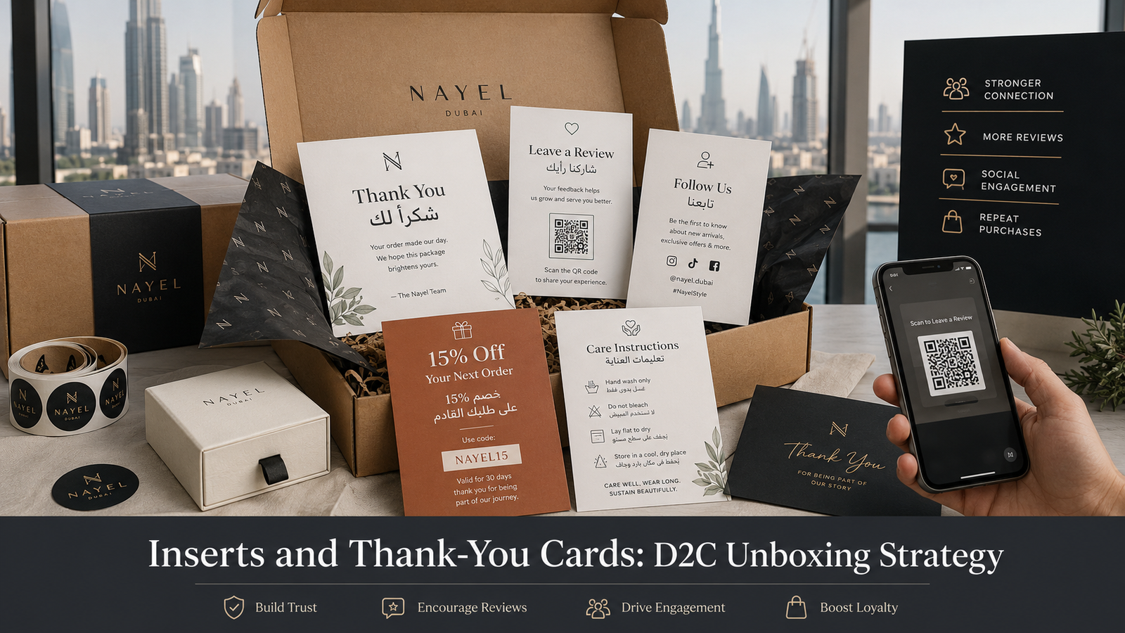 Inserts and Thank-You Cards: D2C Unboxing Strategy