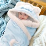 personalized baby swaddle blanket