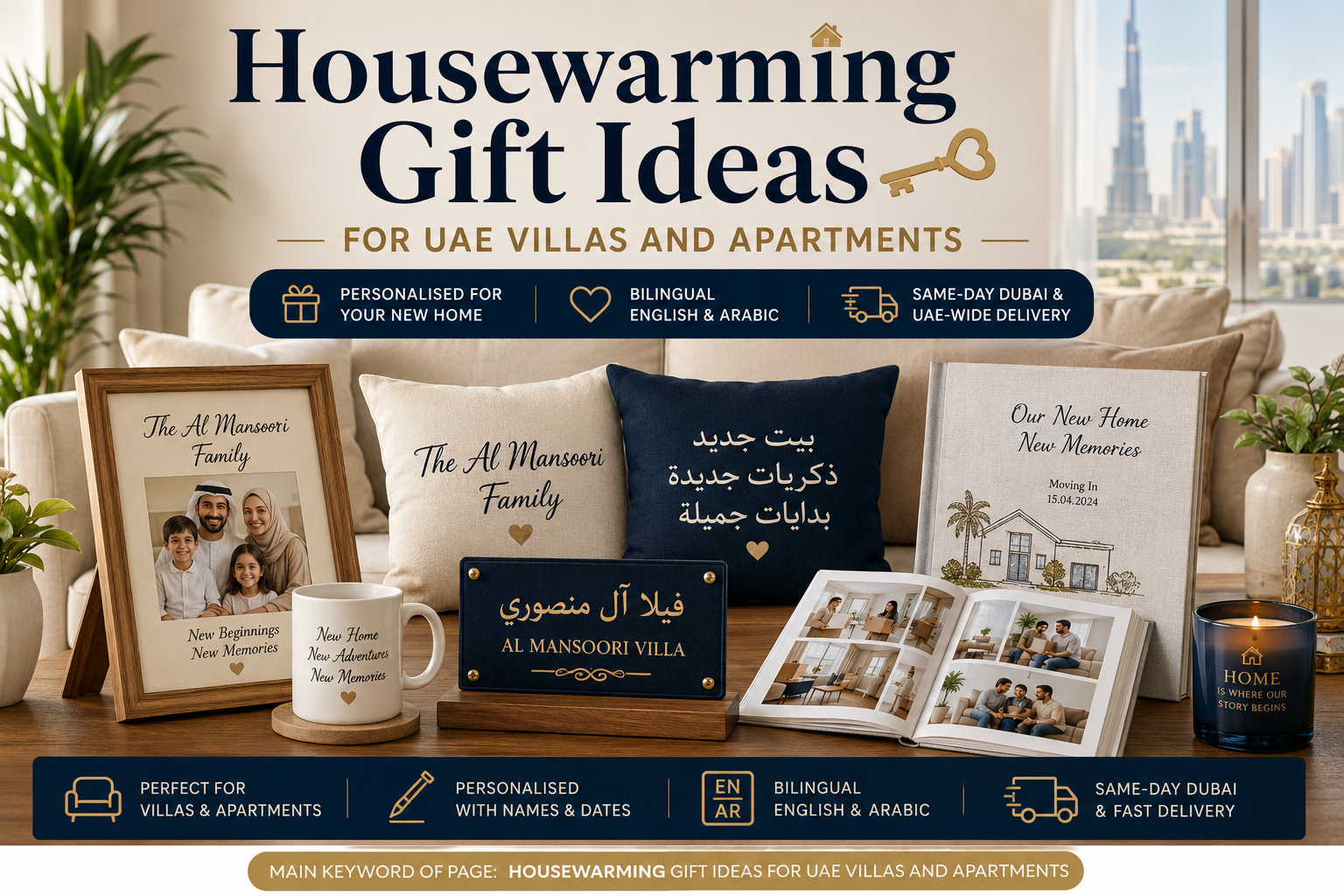 Housewarming Gift Ideas for UAE Villas and Apartments