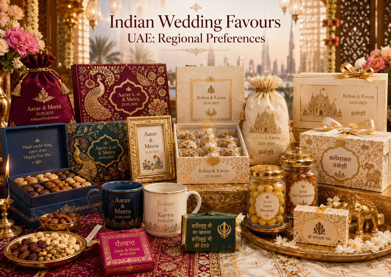 Indian Wedding Favours UAE: Regional Preferences