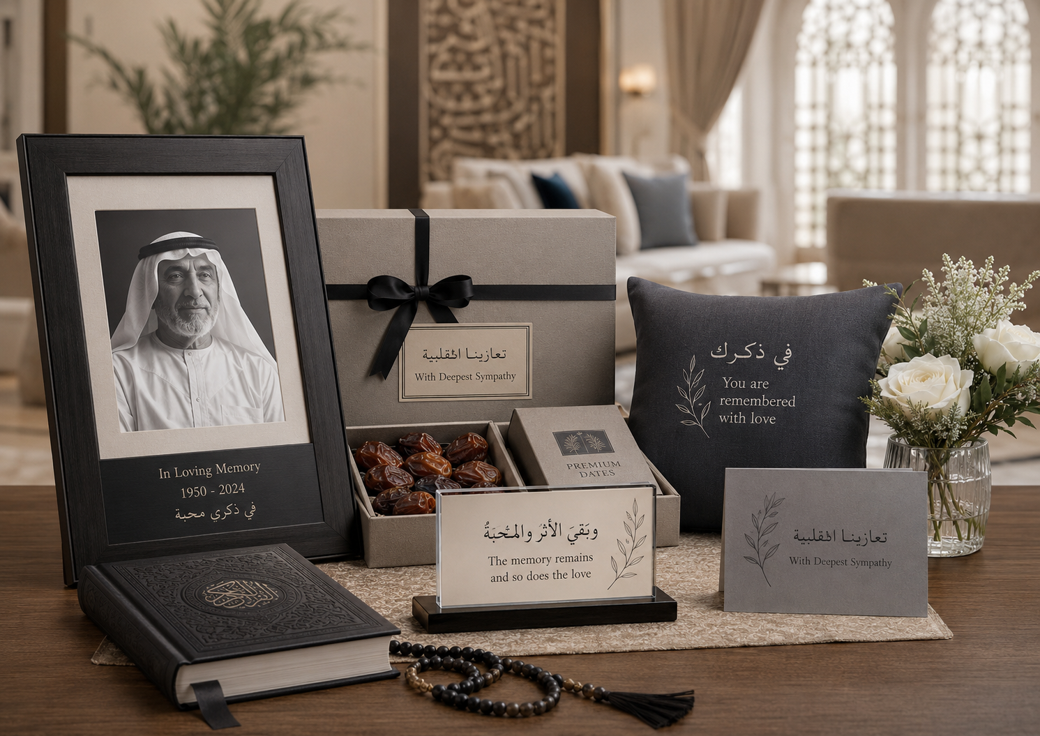 Funeral and Memorial Gifts UAE: Respectful Personalised Tributes