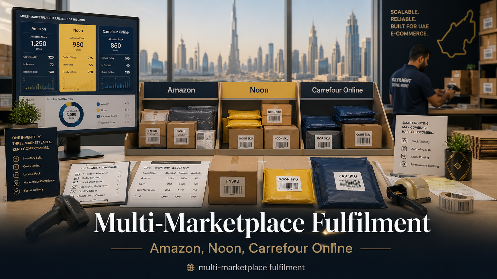 Multi-Marketplace Fulfilment: Amazon, Noon, Carrefour Online