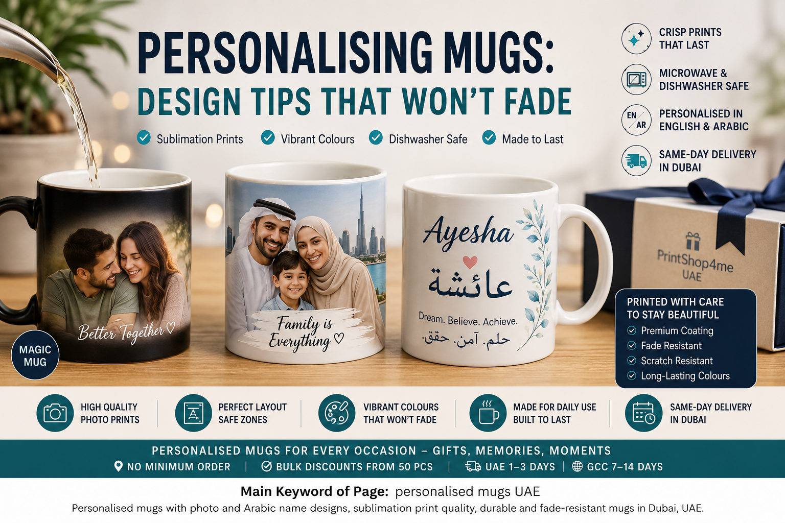 Personalising Mugs: Design Tips That Won’t Fade