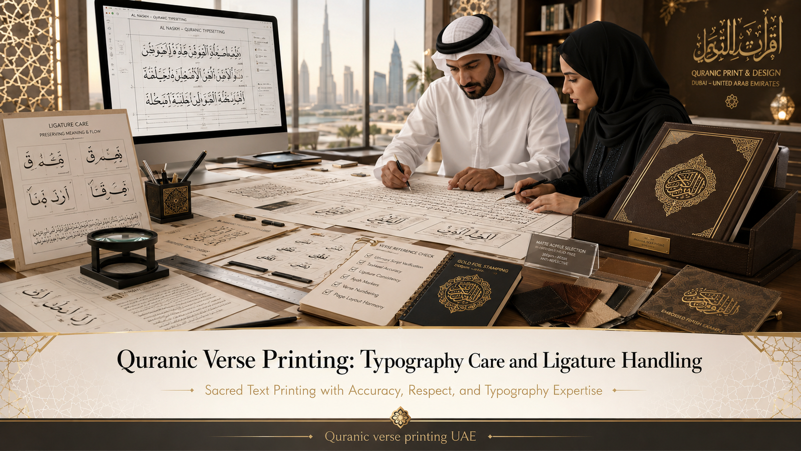 Quranic Verse Printing: Typography Care and Ligature Handling