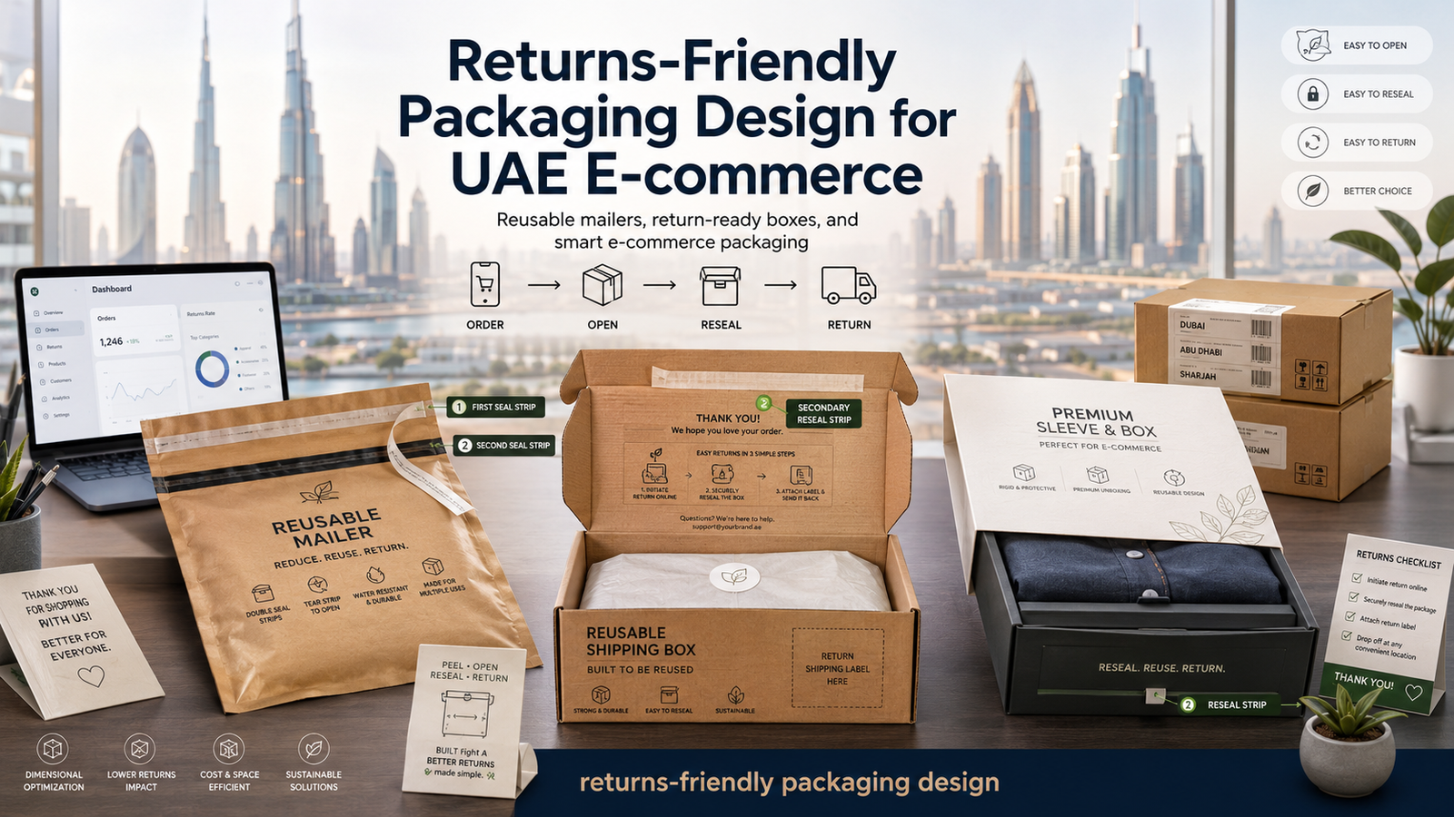 Returns-Friendly Packaging Design for UAE E-commerce