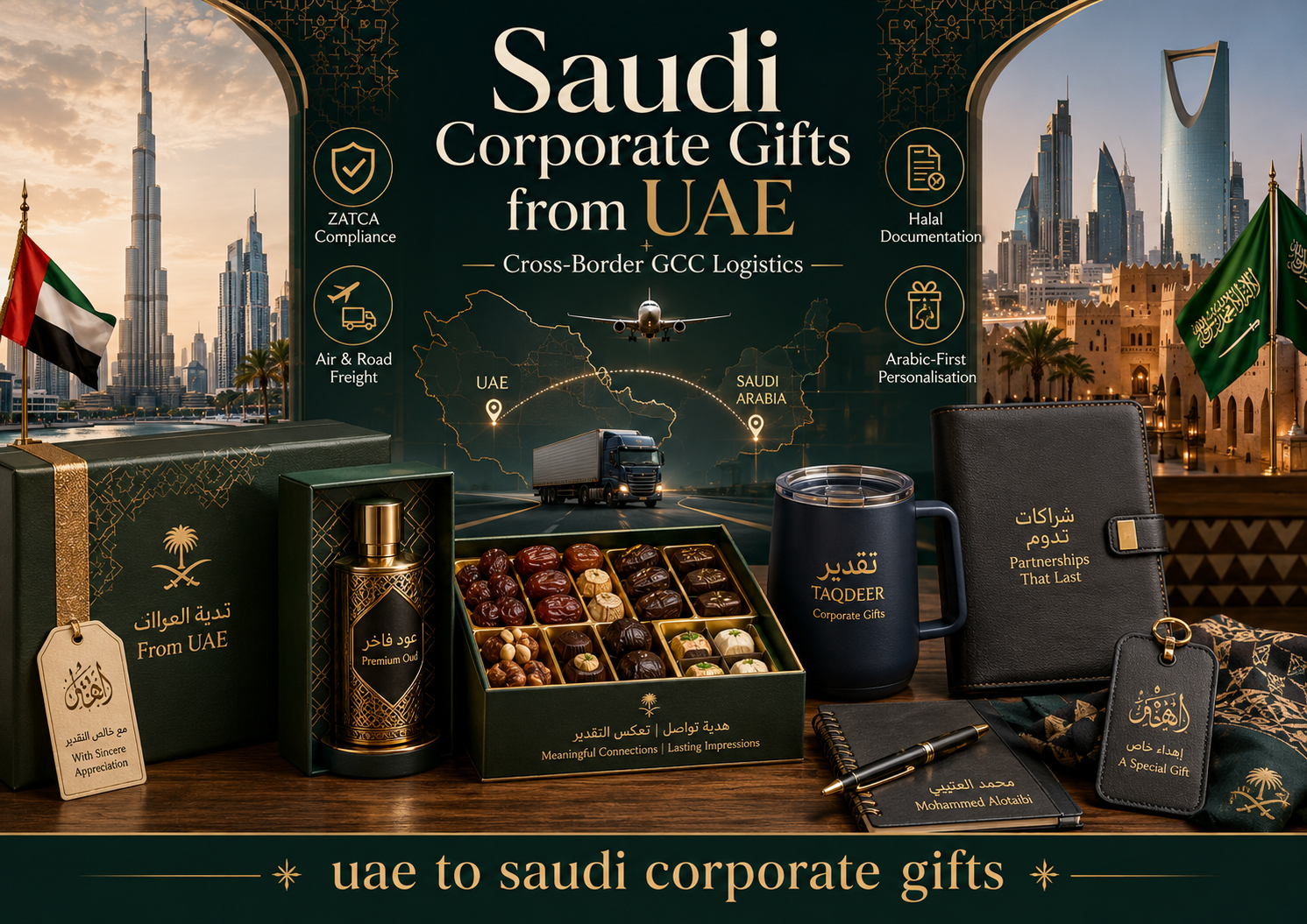 Saudi Corporate Gifts from UAE: Cross-Border GCC Logistics