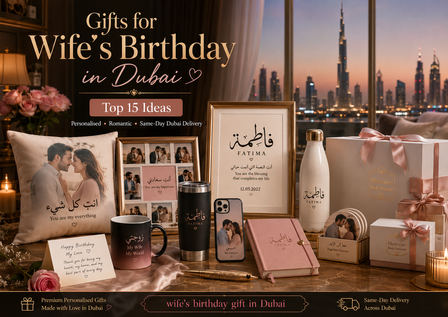 Gifts for Wife’s Birthday in Dubai — Top 15 Ideas