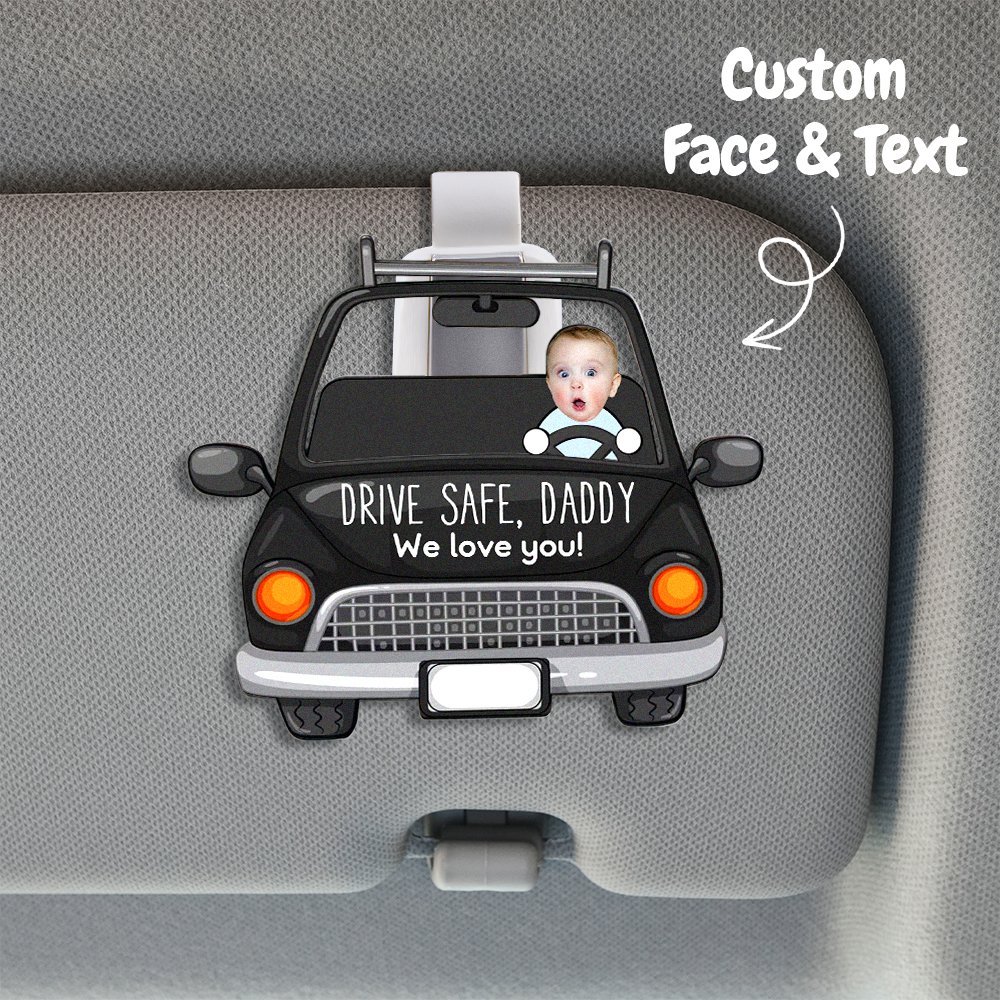 personalized car visor clip - printshop4me.ae personalized car visor clip
