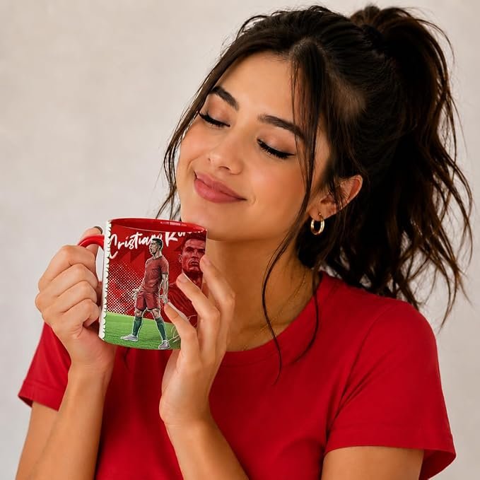 Portugal football fan coffee cup