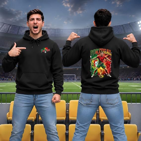 Portugal football fan sweatshirt