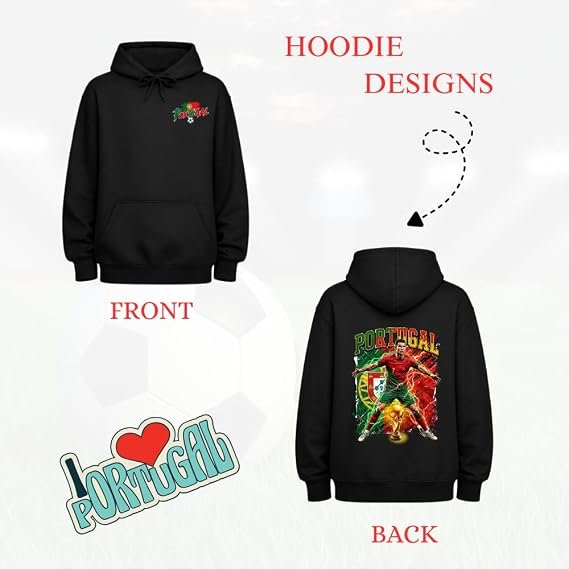 Portugal national team hoodie - printshop4me.ae Portugal national team hoodie
