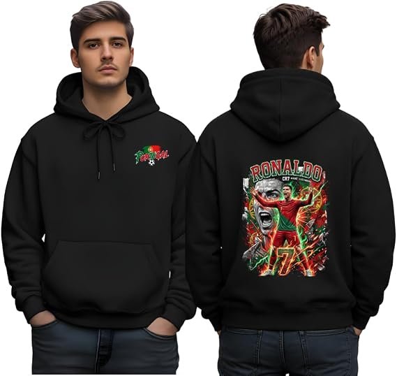 Portugal soccer fan hoodie - printshop4me.ae Portugal soccer fan hoodie