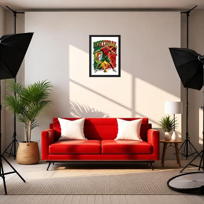 Portugal soccer wall hanging picture frame - printshop4me.ae Portugal soccer wall hanging picture frame