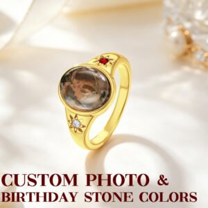 custom photo ring