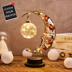 personalized photo moon lamp